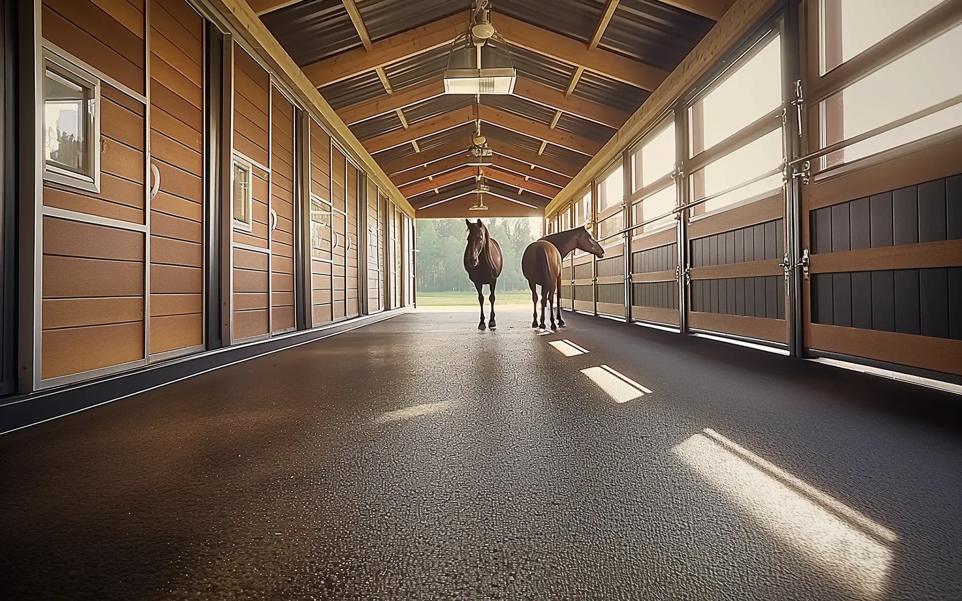 Waterproof Rubber Garage Tile with Eco-Friendly Certification Rubber Mat Flooring
