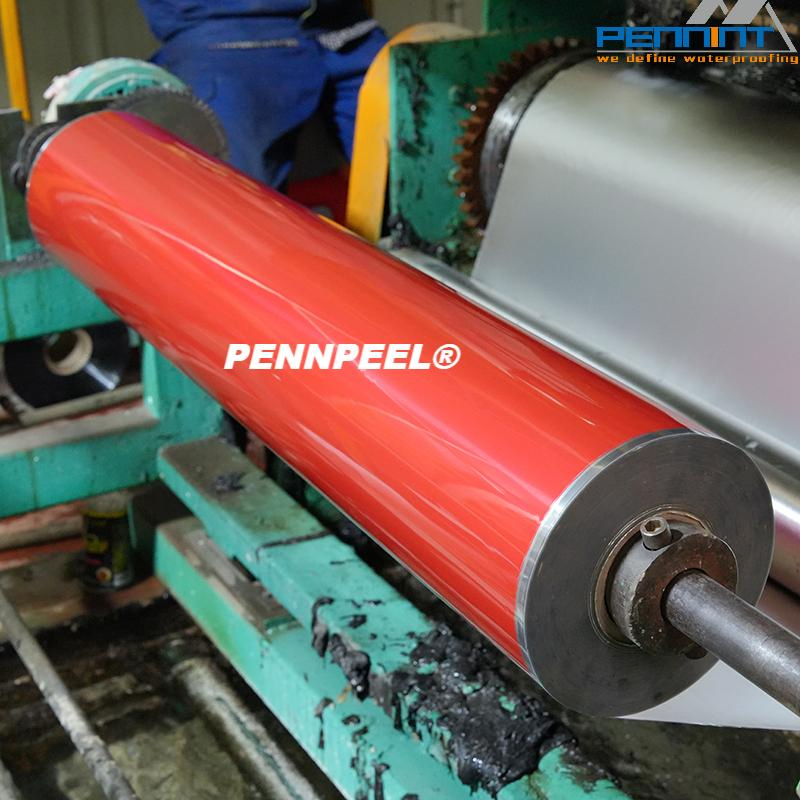 Self-Adhesive Bitumen Waterproof Membrane with Rigid HDPE Film