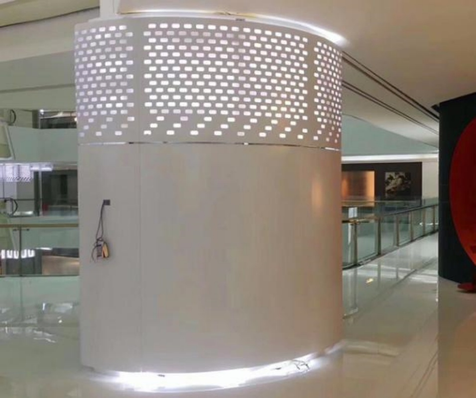 Factory Direct Sales Aluminium Cylindrical Decoration for Shopping Mall