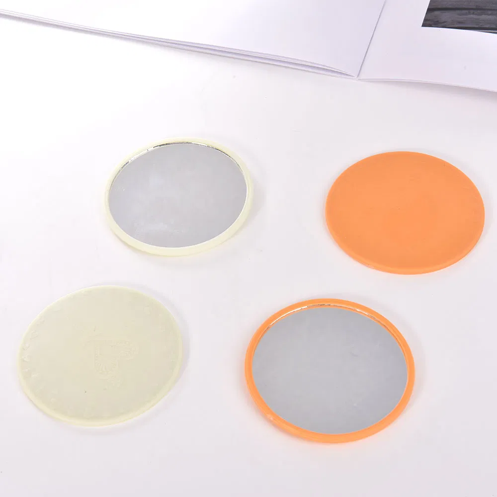 Single Side Compact Circle Travelling Makeup Glass Pocket Mirror