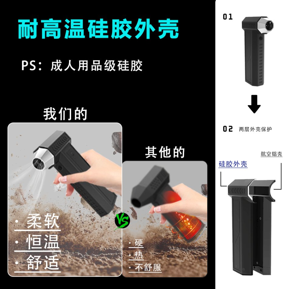 Txm2ss All-Metal Low-Noise Motor 140000rpm High Speed Super Turbo Snow Blower Mini Turbo Jet Fan