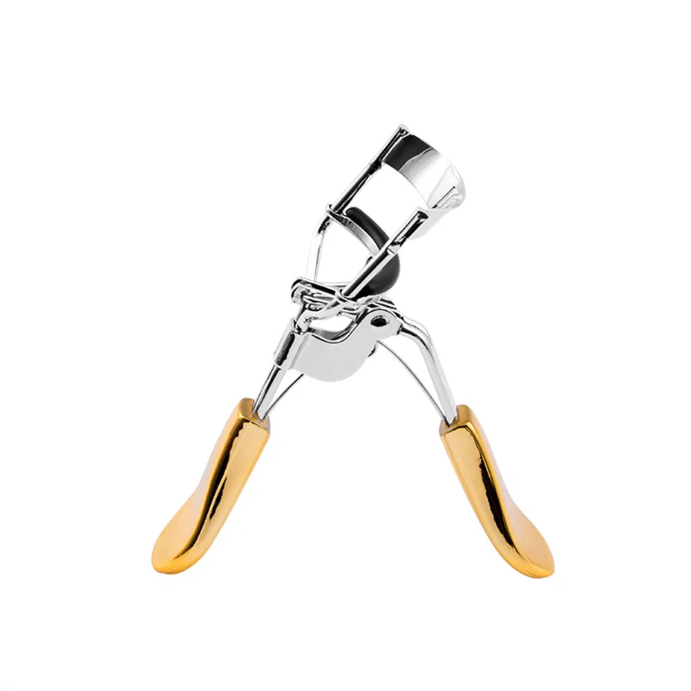 Shinny Sliver Gold Color Manual Portable Metal Eyelash Curler