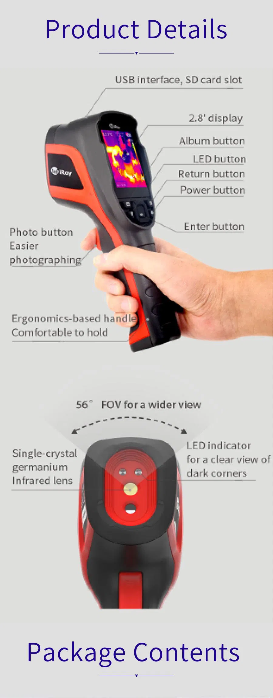 Mss Handheld Thermal Imager: PRO-Grade Infrared Support for Night Screening