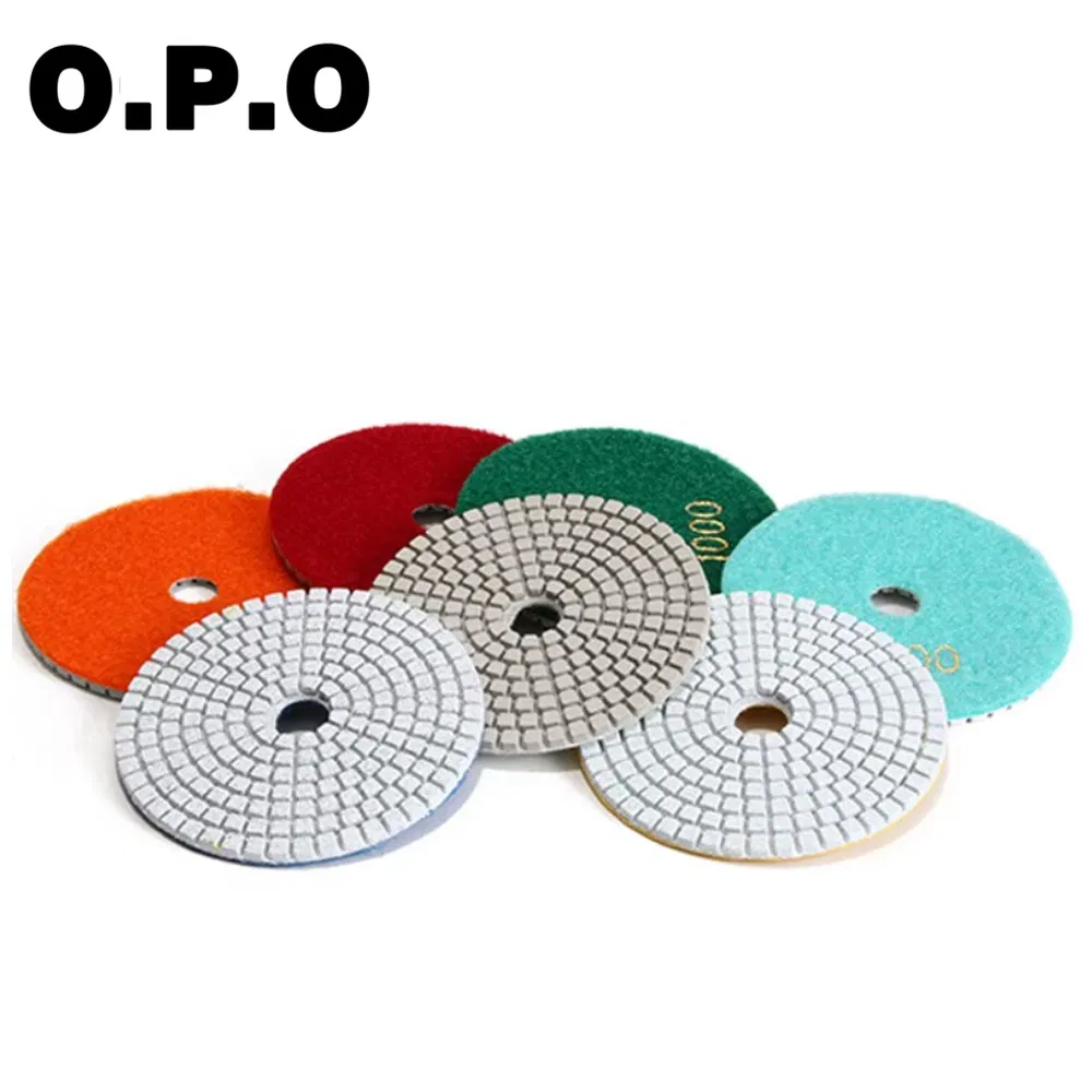 Алмазные полировальные круги 100 мм для болгарки, 8 дюймов