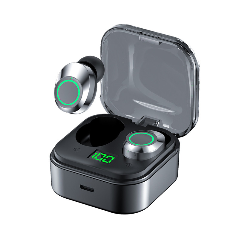 Мини TWS наушники Bluetooth 5.3 с LED-дисплеем