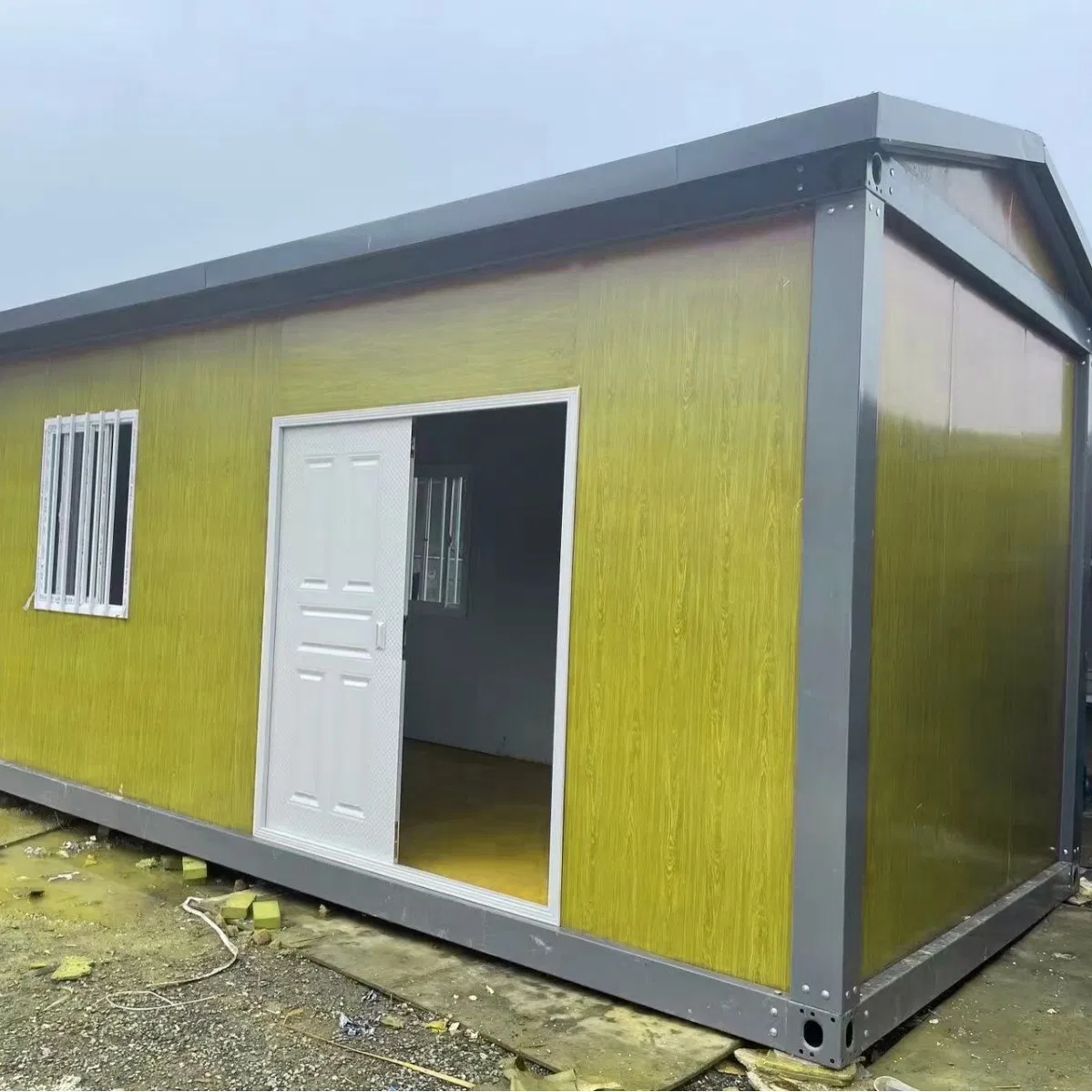 Innovative Prefab Steel Office Building with H-Beam and Sandwich Panels