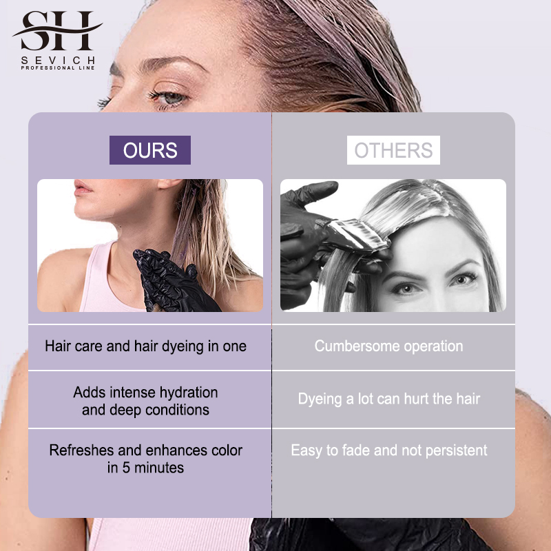 Wholesale Illuminating Volumizing Keratin Color Hair Mask Treatment for Dry Hair