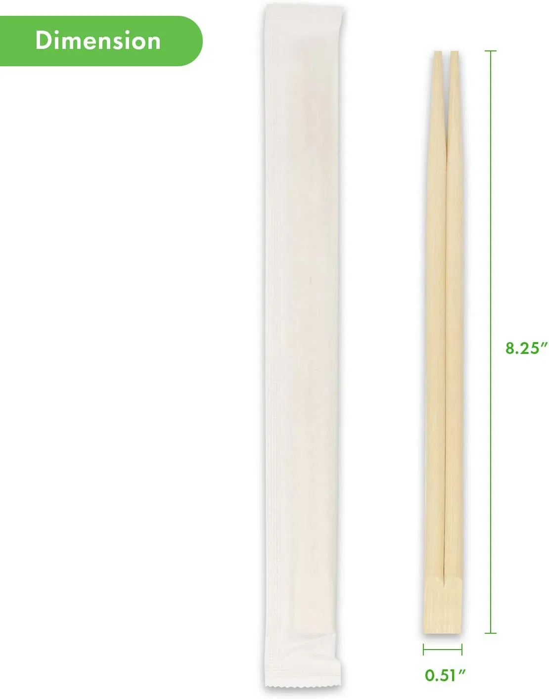 Eco-Friendly Bulk Price Logo Printed Dinnerware Easy Use Disposable Bamboo Chopsticks