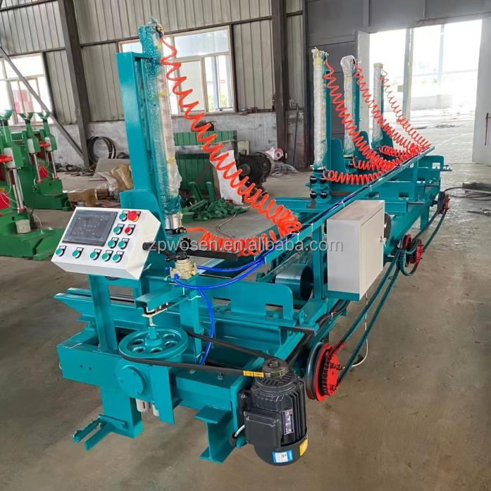 Ленточная пилорама для распиловки бревен стационарная