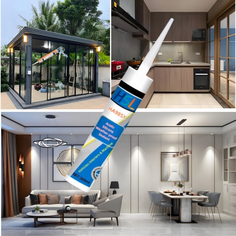 Premium Acetic Silicone Sealant for Weatherproof Glass and Doors