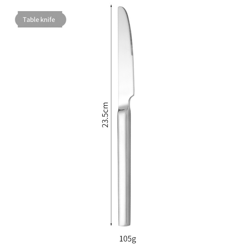 Stylish Stainless Steel Square Handle Cutlery Set Amazon Price Premium