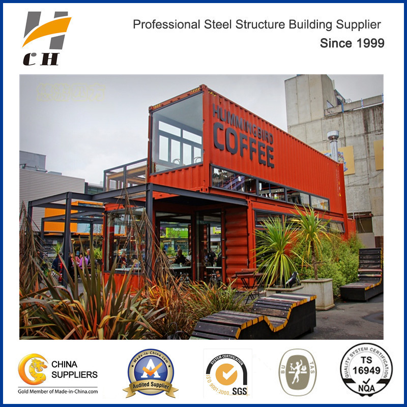 Prefabricated Container House for Container Restaurant/Coffee Shop