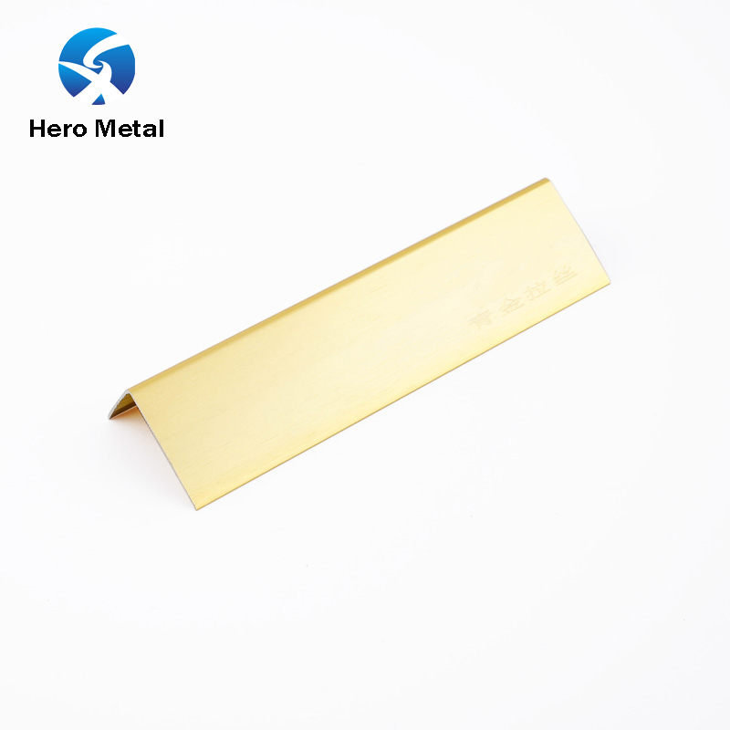 Best Sale Brand 2026 Decor Polished Aluminium Alloy 2.7m Home Ceramic Edging Strips for Marble 40mm Hero Tile L Shape Tile Trim