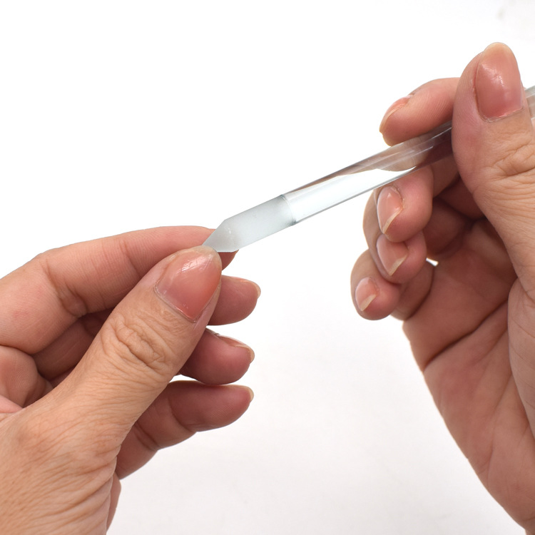 Professional Cuticle Pusher Crystal Nano Glass Nail File Manicure Products Nails Art Tools