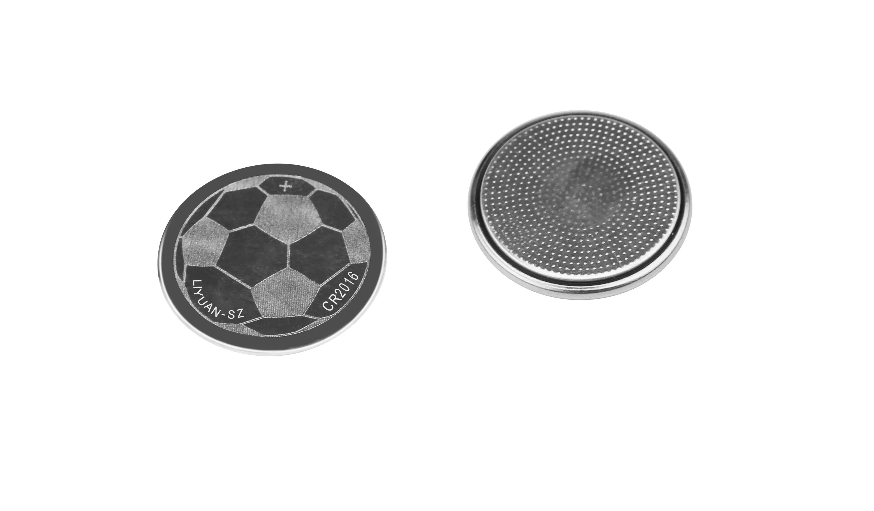 Батарейка CR2016 3V с дизайном футбольного мяча