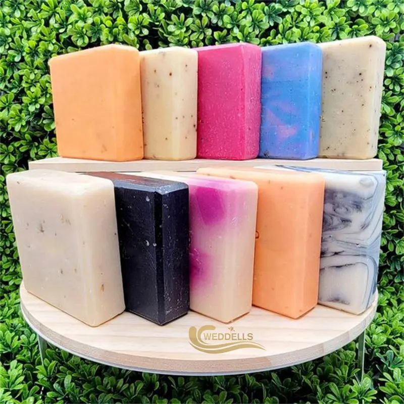 Custom Natural Essential Oil Whitening Scented Cold Pressed Soap