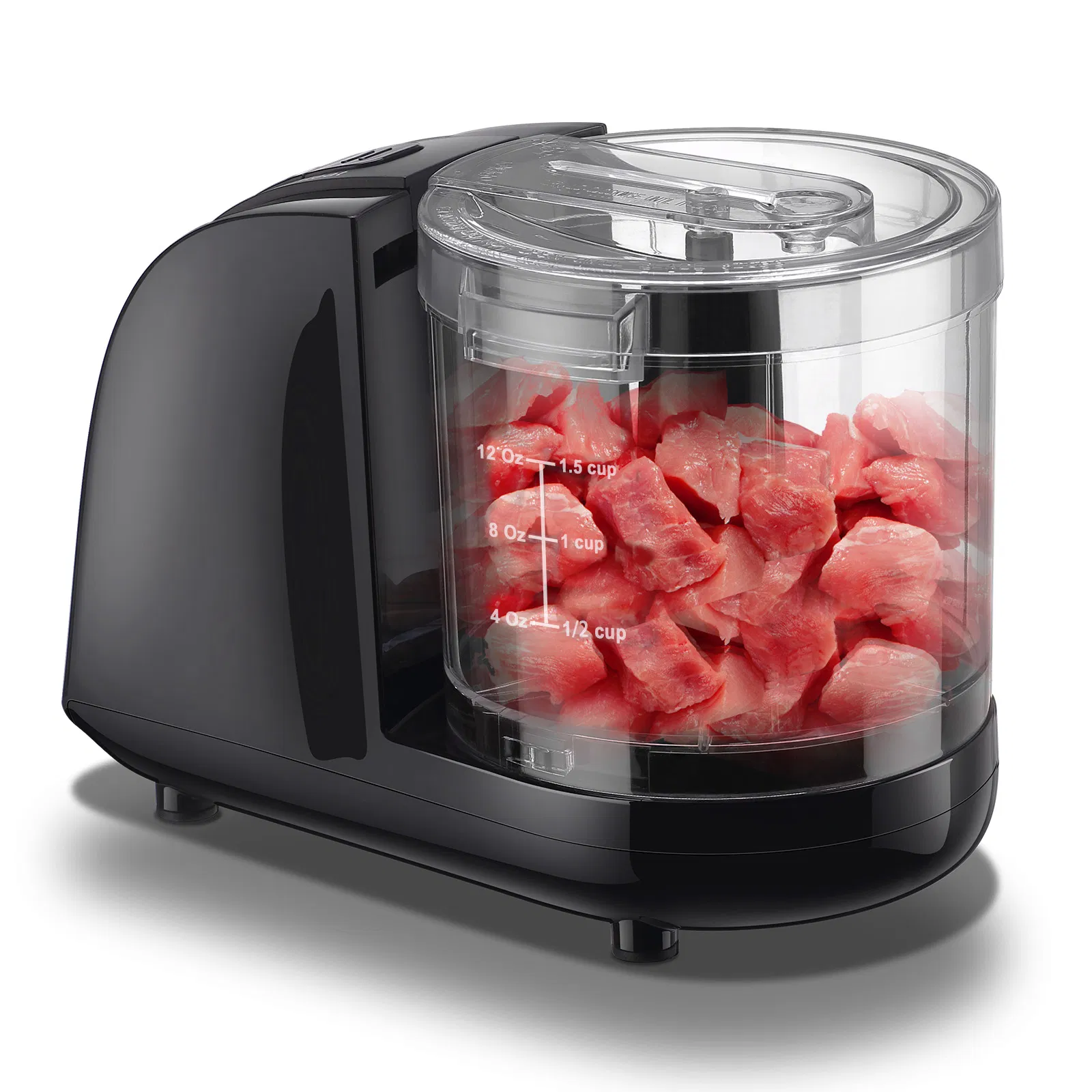 Mini Electric Food Chopper 2-Speed Household Meat Grinder with Copper Motor