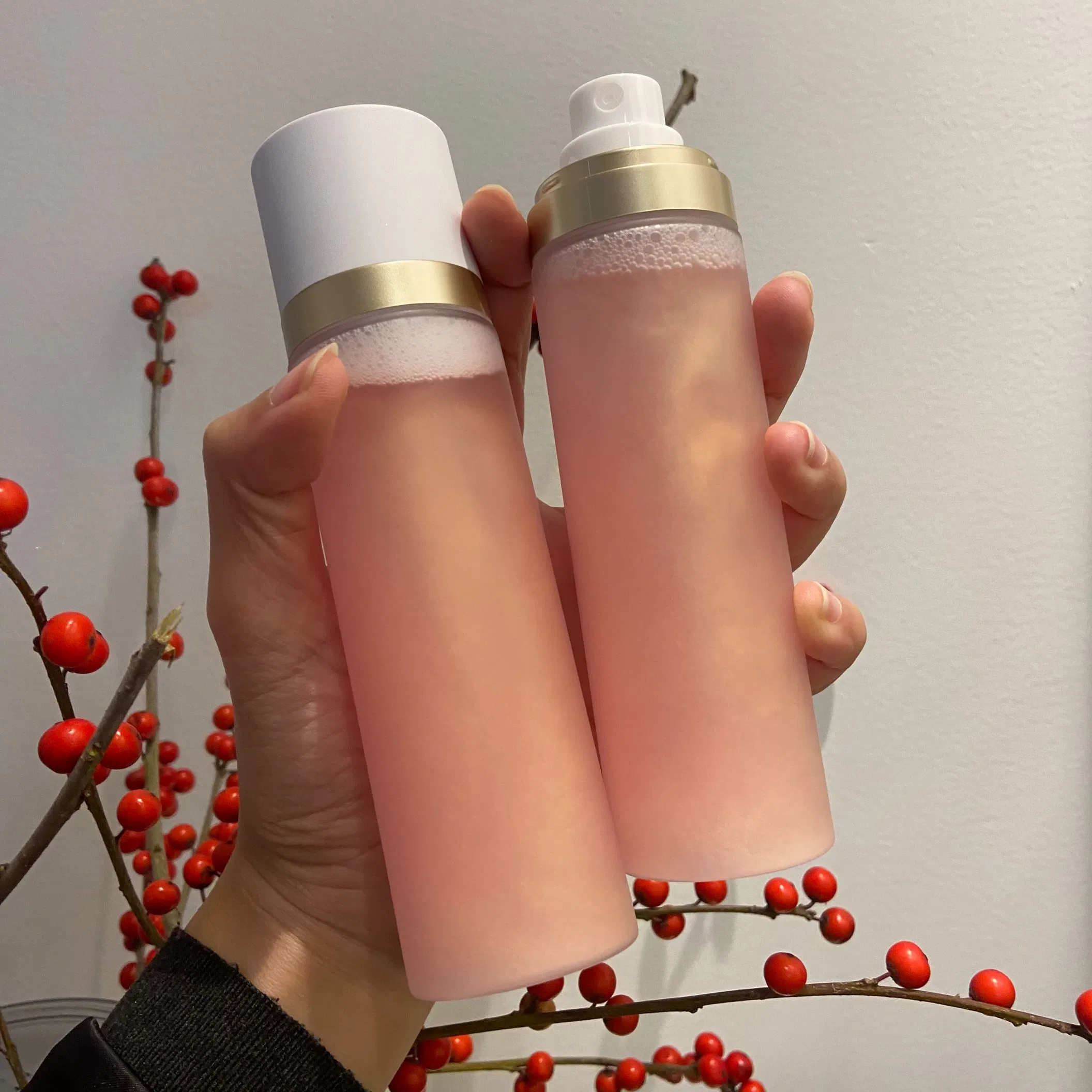 Pink Long Lasting Makeup Setting Spray Customized Vegan and Cruelty-Free Whole Sale Makeup Setting Spray