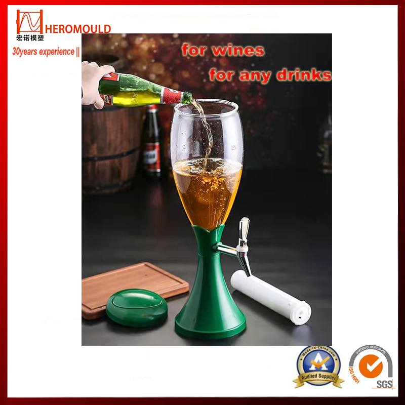 Brilliant Beer Cannon Beer Tower Table Top LED Beer Tower Draft Ice Tube Beer Dispenser Tower LED for Bar Night Club