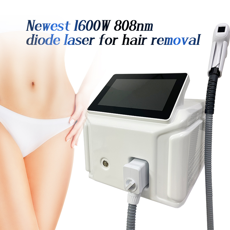 2025 Factory Price 1000W-1600W Handle 755 808 940 1064nm Ice Diode Laser Machine 808nm Permanent Hair Removal