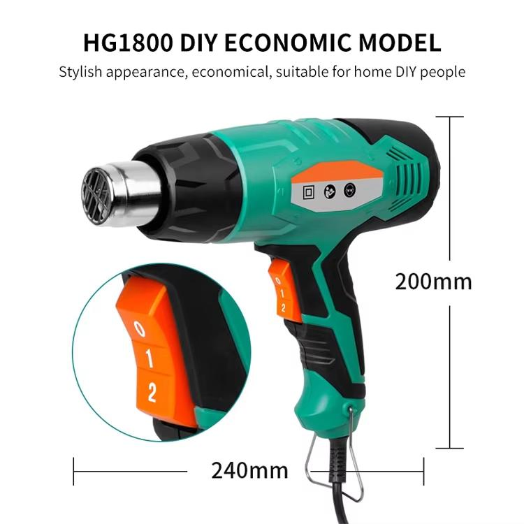Hg1800 Temperature Adjustable Air Heat Gun / High Power Hot Air Heat Gun 1800W