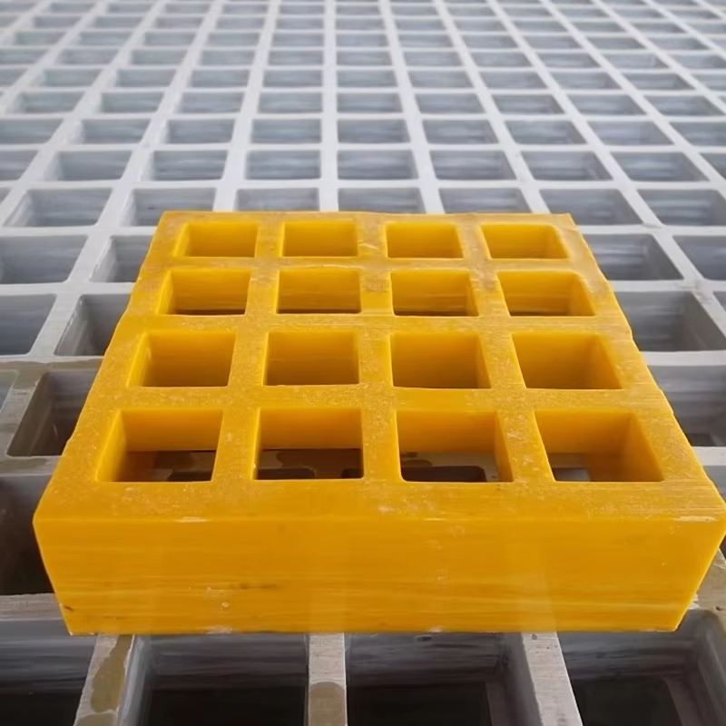 High Strength Cost-Effective Solution Durable Long Lasting Industrial Use Molded Flooring Fiberglass Custom FRP Grating