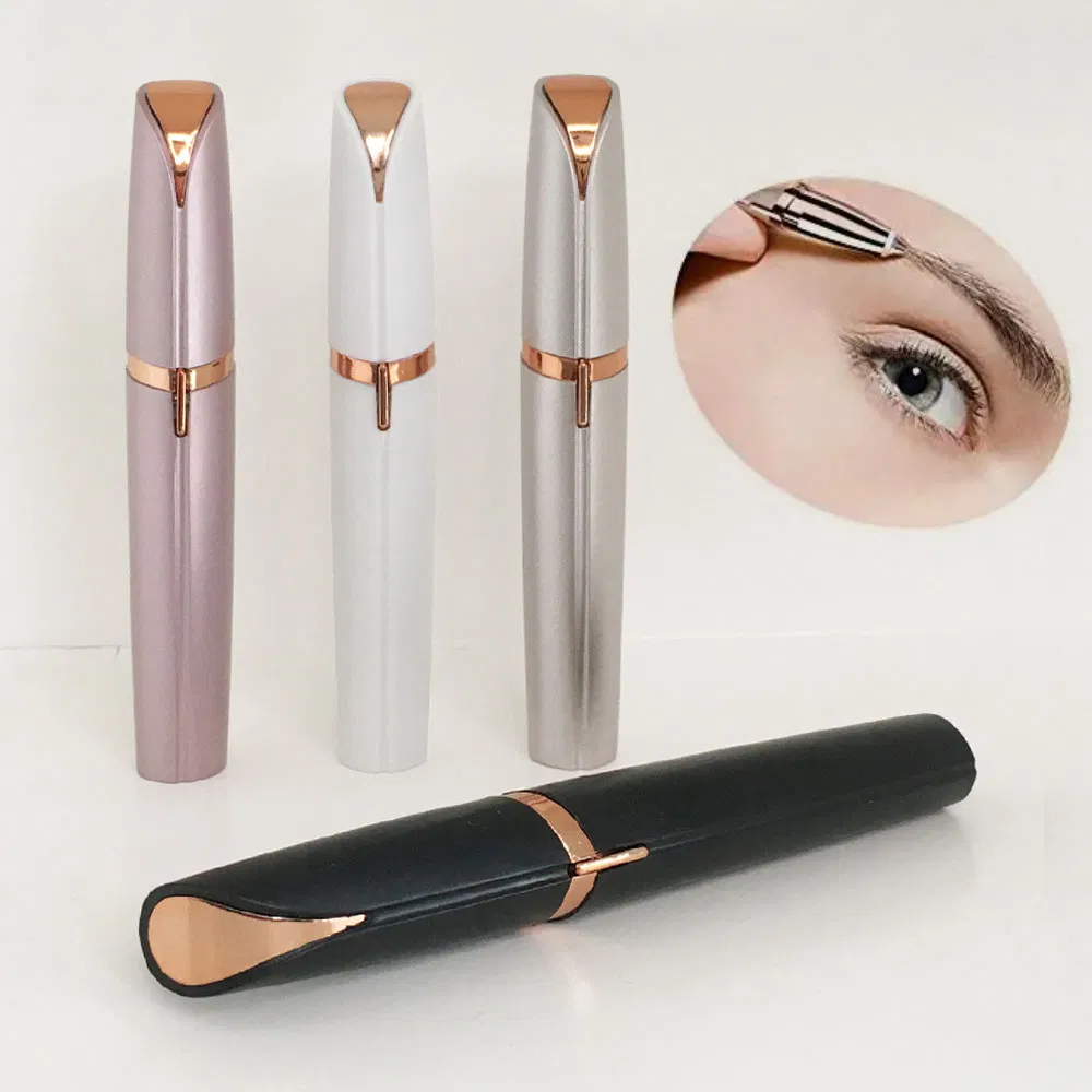 Electric Body Facial Clipper Pen Epilator Eyebrow Beard Razor Nose Brow Hair Trimmer Women Depilator