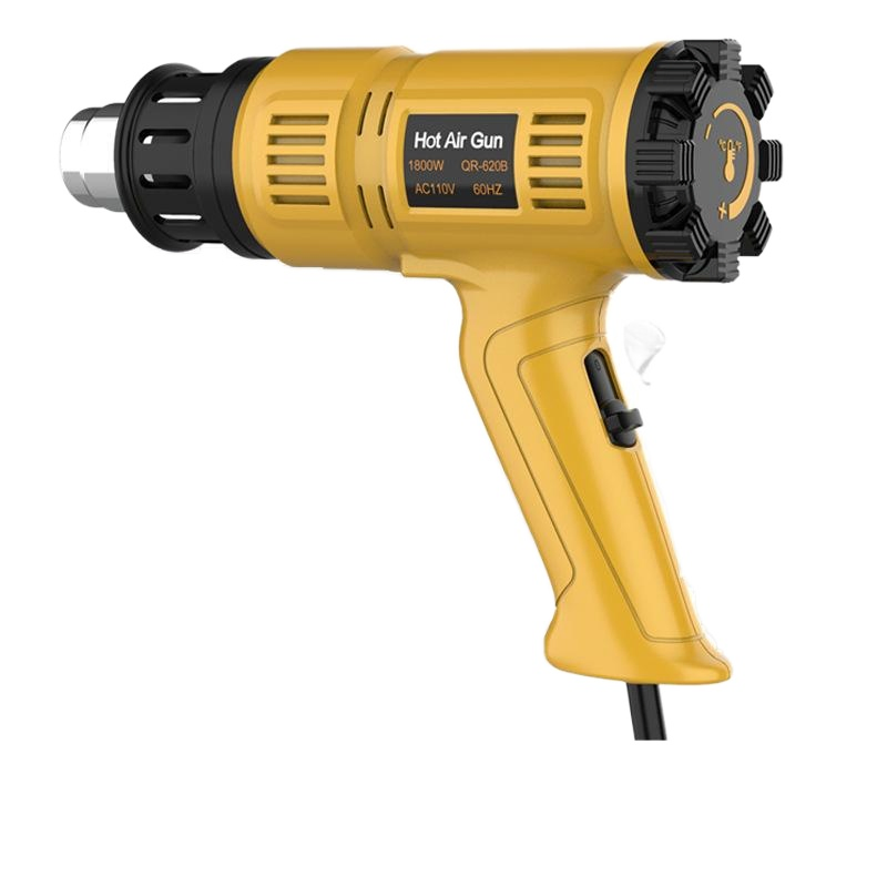 Mini Heavy Duty Heat Gun for Crafts Upgrade LCD Display Overload Protection Delayed Turn off Function High Temp for Vinyl Wrap