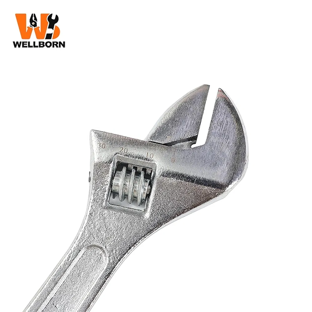 Гаечный ключ разводной усиленный Wellborn B-008