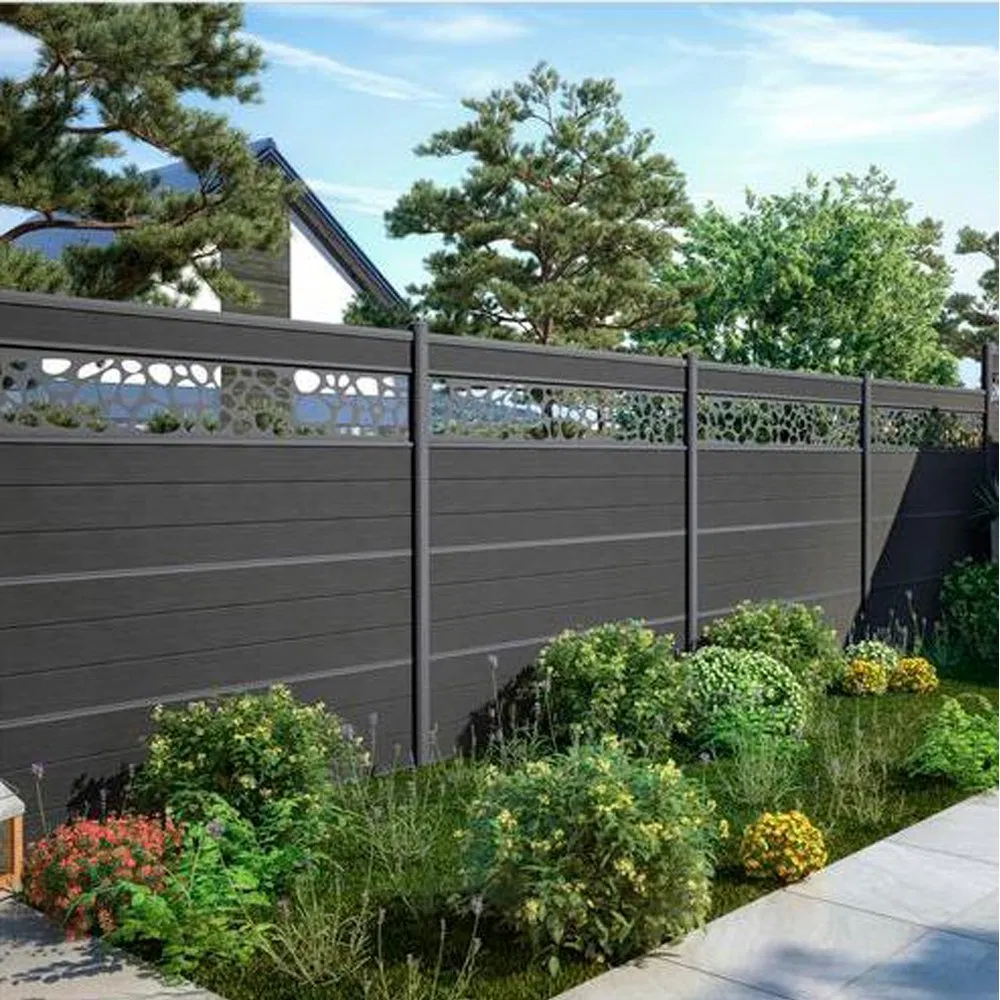 Exterior WPC Decorative Topper Lattice Wood Plastic Composite Garden Panel Fencing