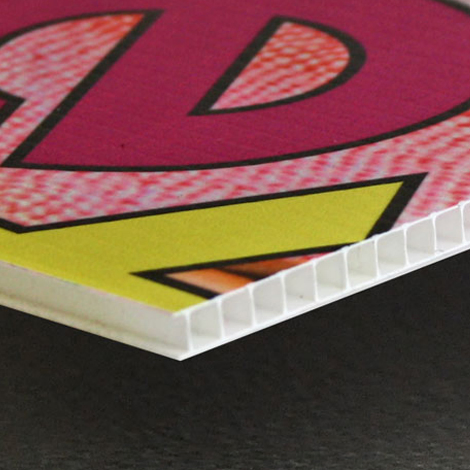 Resilient Correx Board Signs for Advertising (M-NF32P08001)