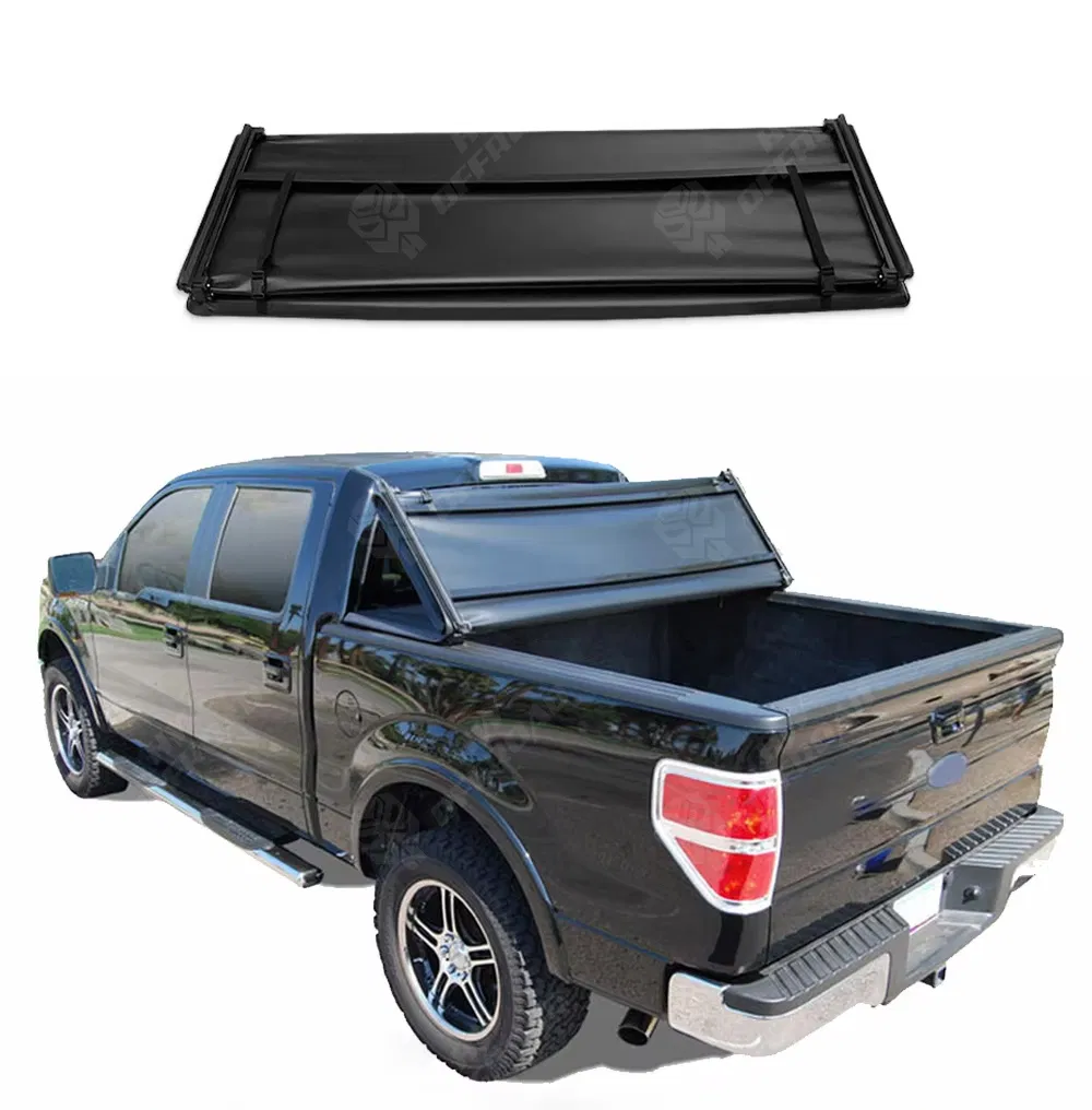 4x4 Off-Road Soft Tri-Fold Tonneau Cover for Ford F150 Raptor