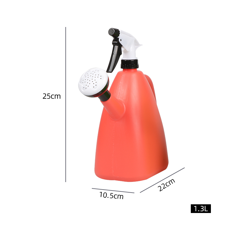 Eco-Friendly New Design 1.5 Gallon Red Watering Can for Flower and Plants Hot Sale Watering Spray Bottle (SH-1002)