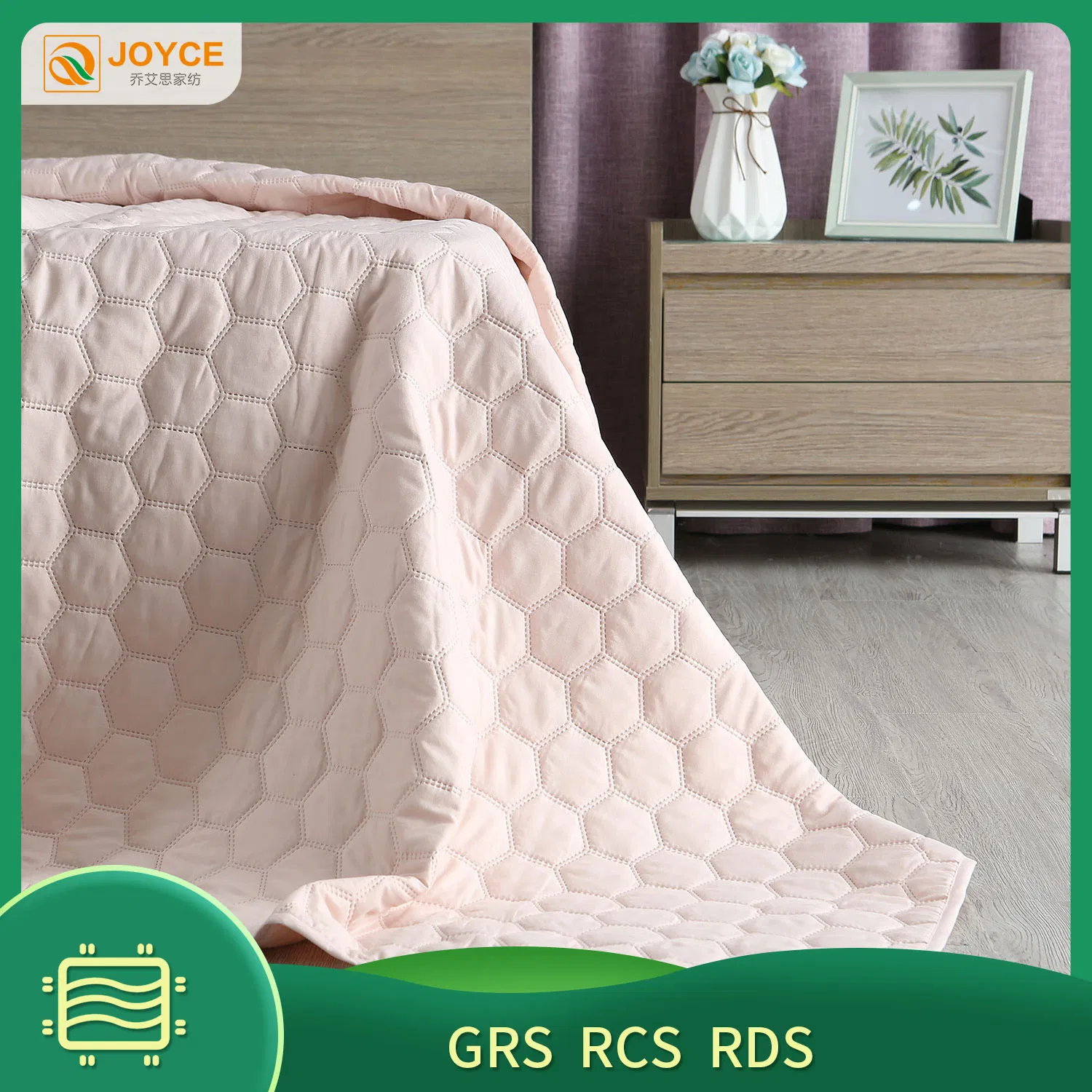 Теплое дышащее розовое одеяло