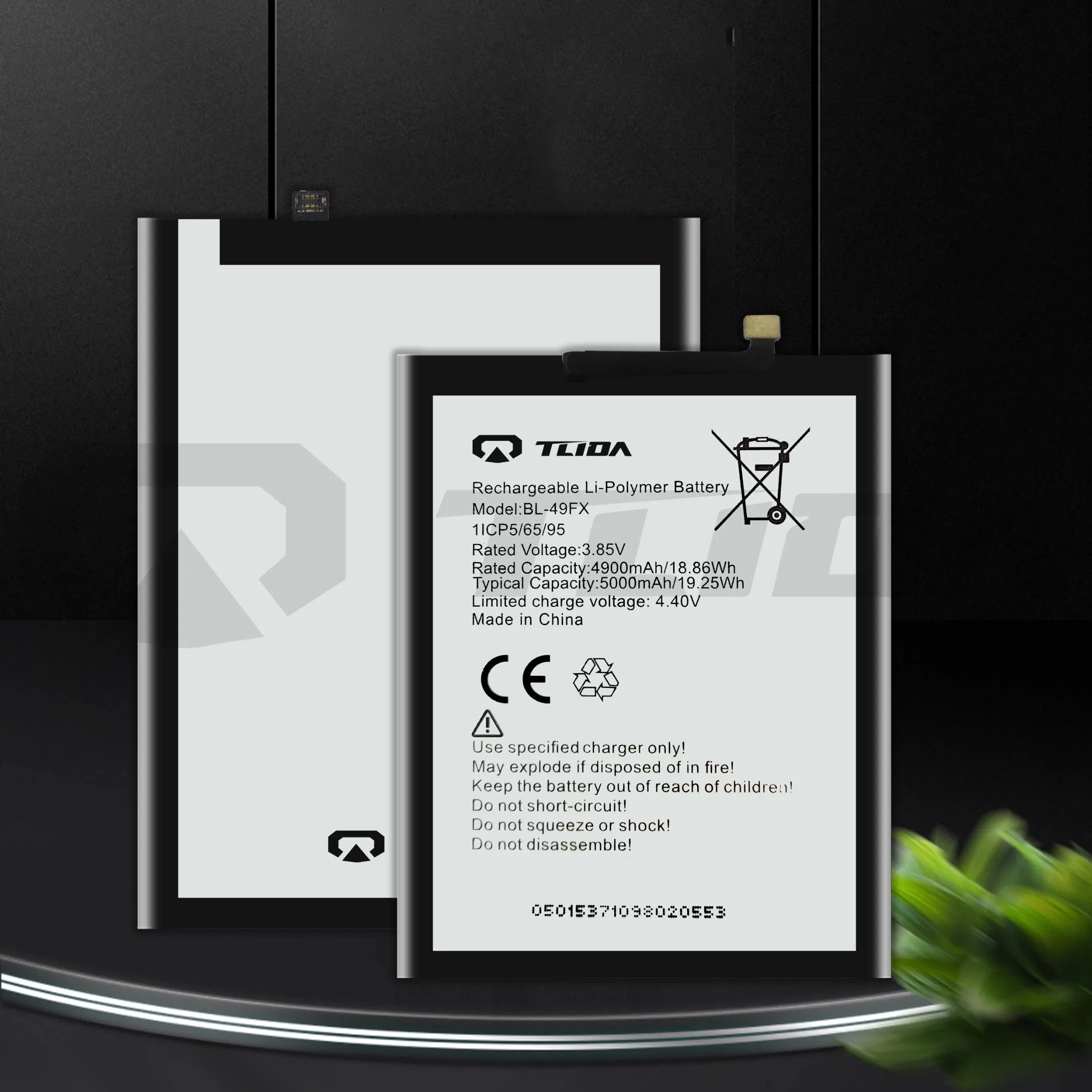 Tlida Mobile Phone Battery All Models for Infinix Tecno Itel 25bt Bl-44CT 25bi 21bi Bl-49FT/49fx/49gx/39lx/51bx/49nx/49lx Repair Parts Factory Direct Sales