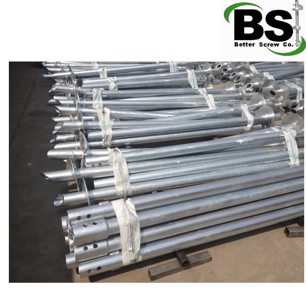 Transportable Buildings Helical Screw Piles with High-Strength Steel