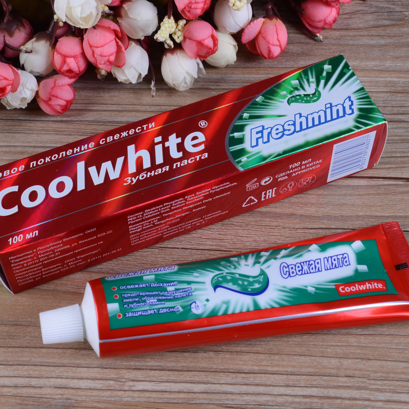 OEM ODM Coolwhite Fresh Mint Whitening Toothpaste