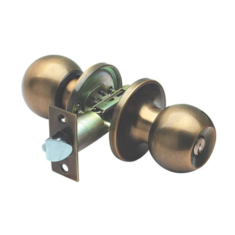 Circular Stainless Steel Door Handle Safety Indoor Door Lock