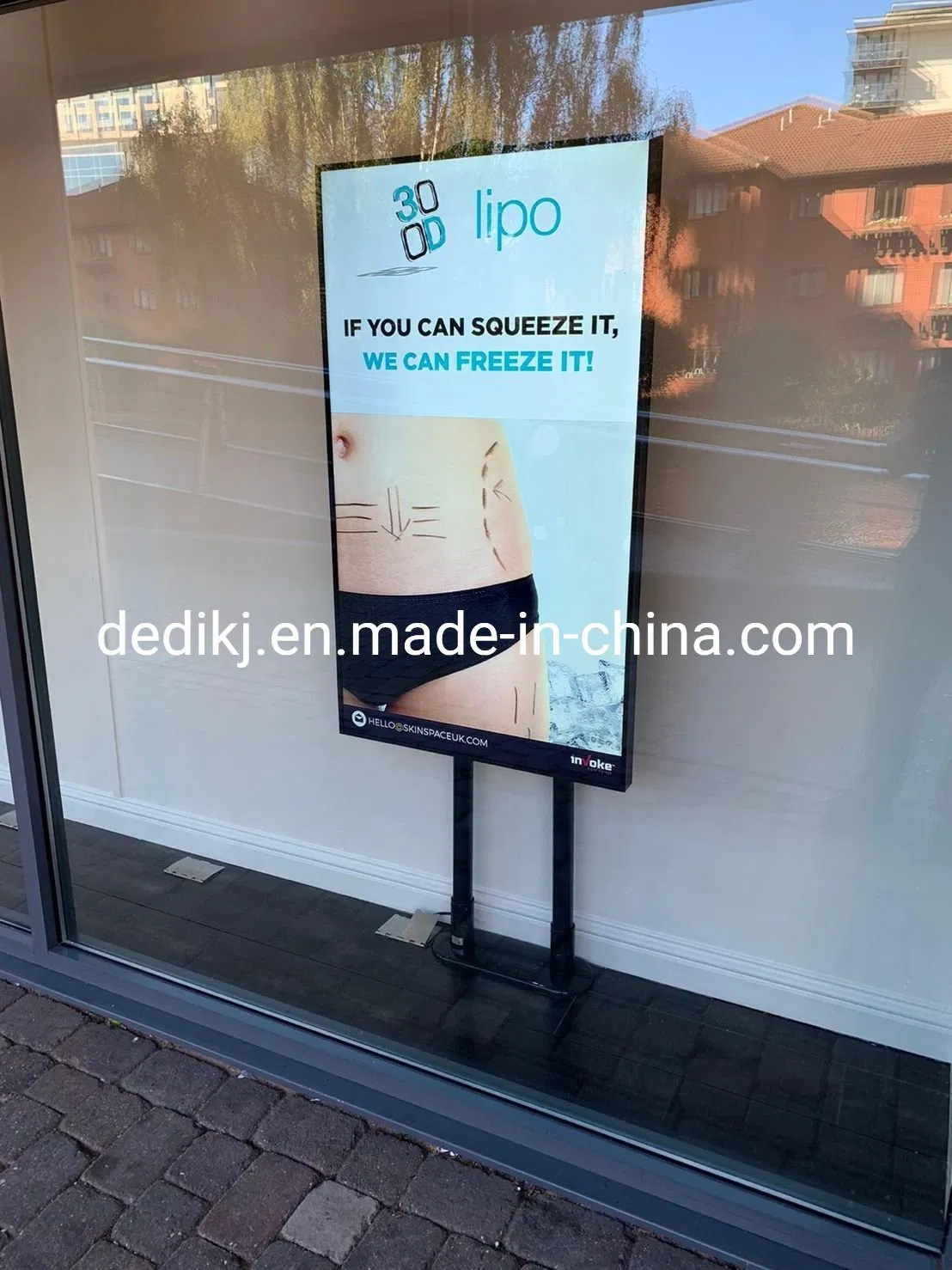 55 Inch High Brightness Indoor Marketing Advertising Display Android LCD Product Displays Shop Window Digital Signage