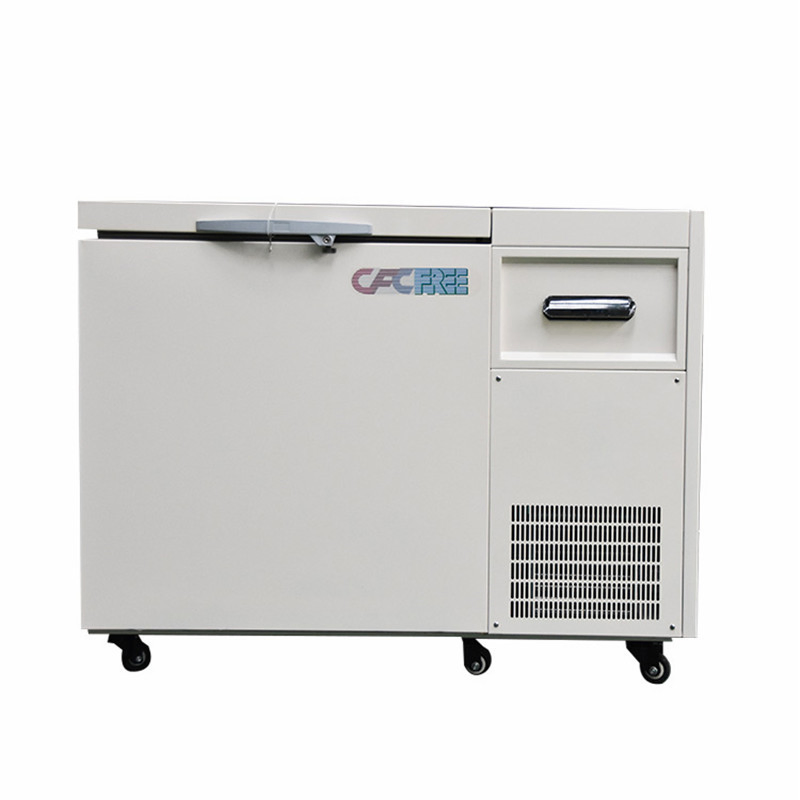 Ultra Deep Freezers 258L Horizontal Refrigerator Ultra-Low Temperature Frozen Meat and Fish