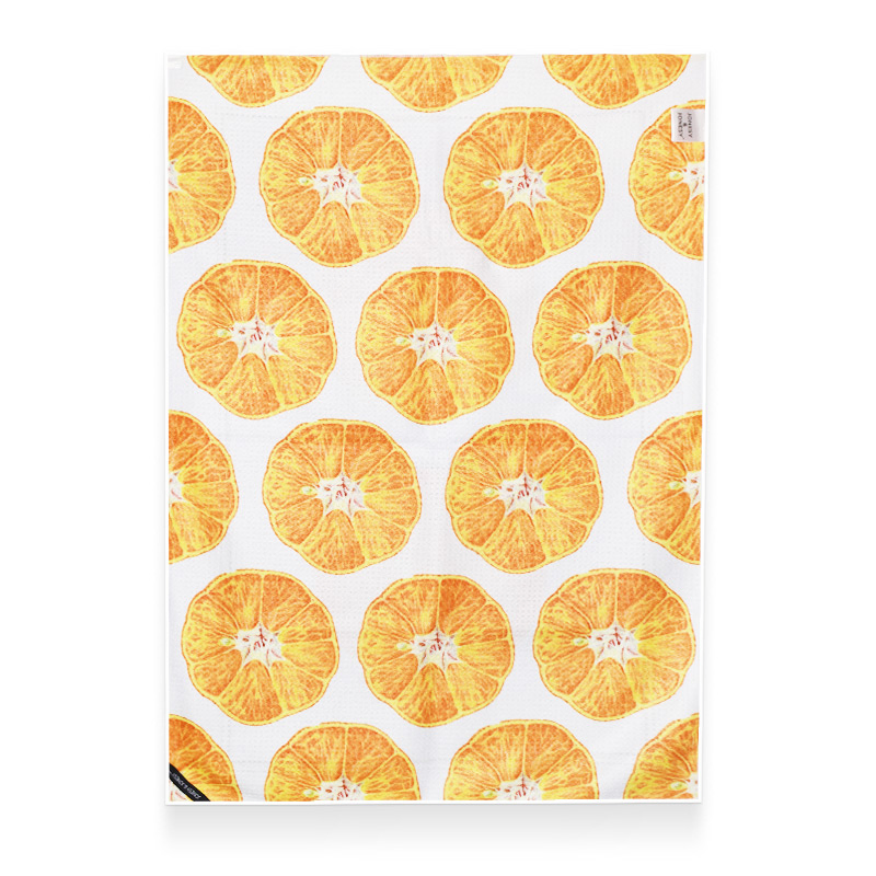 Microfiber Waffle Weave Kitchen Dish Towels, 28X20 Inch Tea Towels for Kitchen Cleaning & Drying Dishes, Fruit