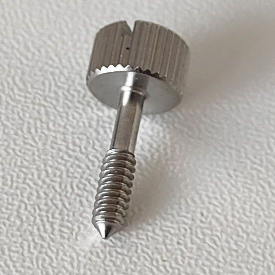 GB 835, M4 Ss Slotted Cylindrical/Cap Head Knurled Thumb Screws/Captive Screws