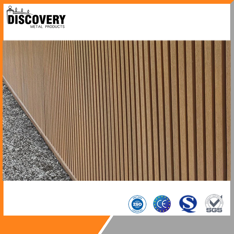 Hot Sale 3D Wood Grain Design WPC Double-Sidedwall Panel Composite Wood Cladding Exterior Decorative WPC Wall Panel