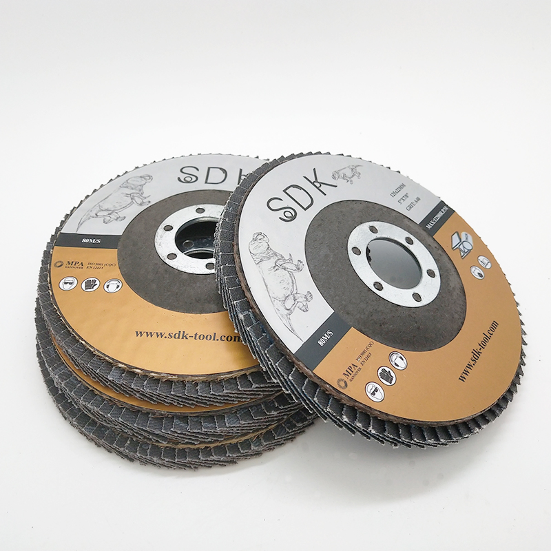 5inch 125*22mm Aluminum Oxide Material Flap Wheel for Stainless Steel