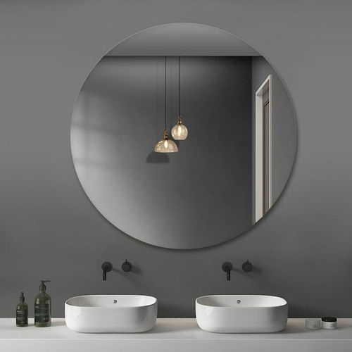 Different Shapes Frameless Bathroom Mirror Wall Mirror