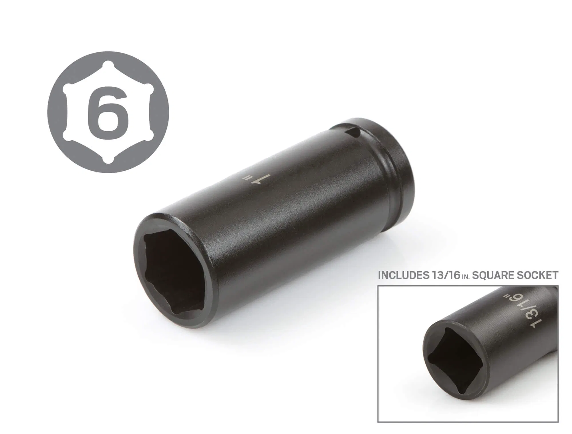 3/4" 22PCS Deep Impact Socket Set for Auto Repairing