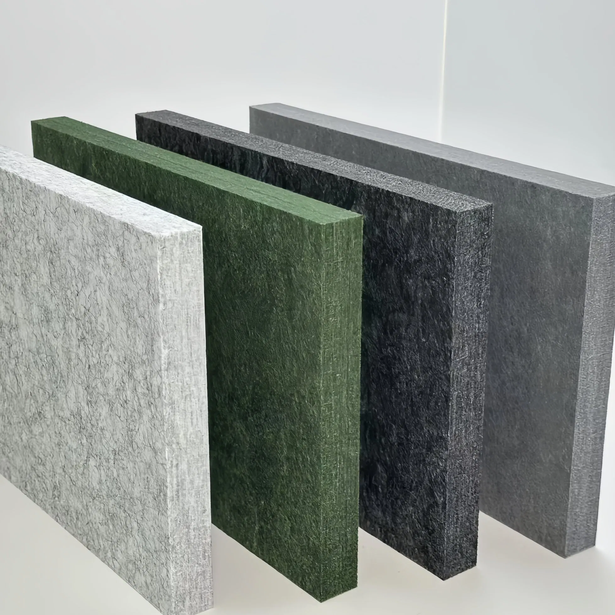 Wholesale 24mm Pet Felt Acoustic Panels Class a Fire Rating Noise Reduction Office Partition Wall Covering Tiles