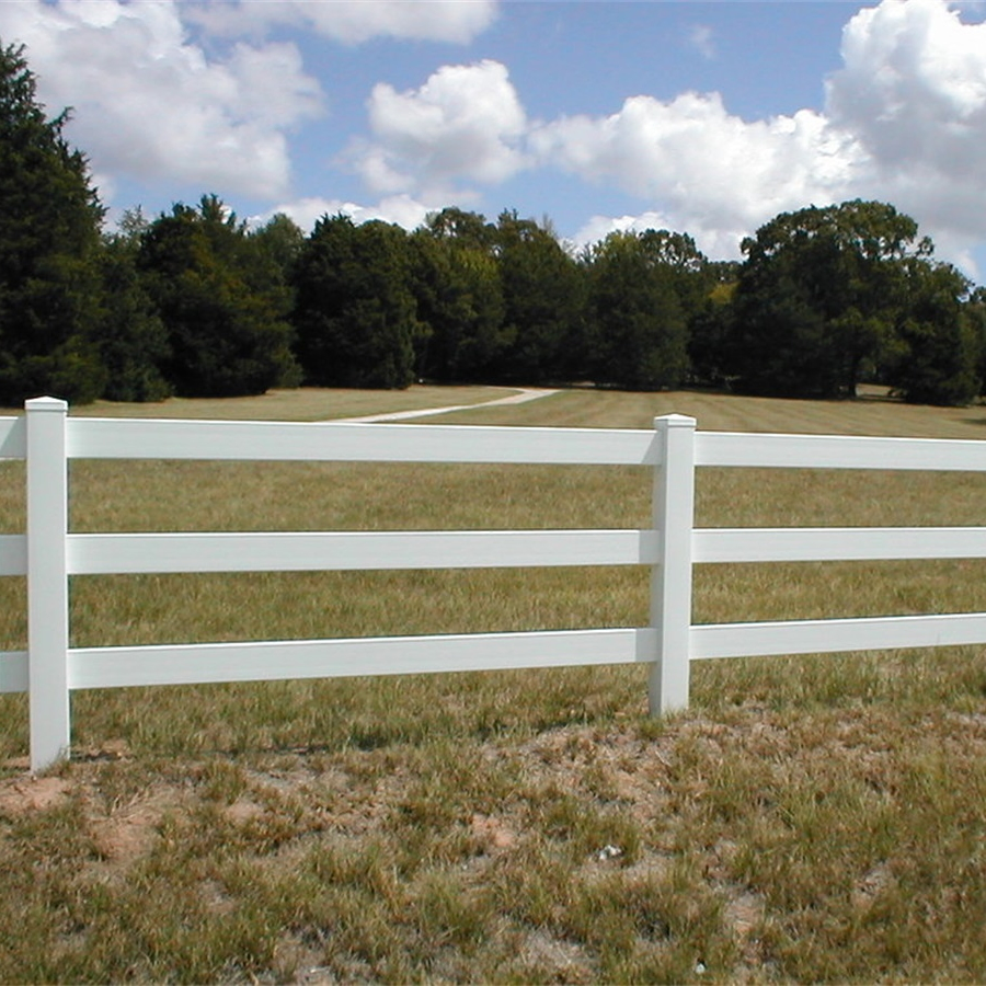 Brown PVC Horse Fence Privacy Fence Panels PVC