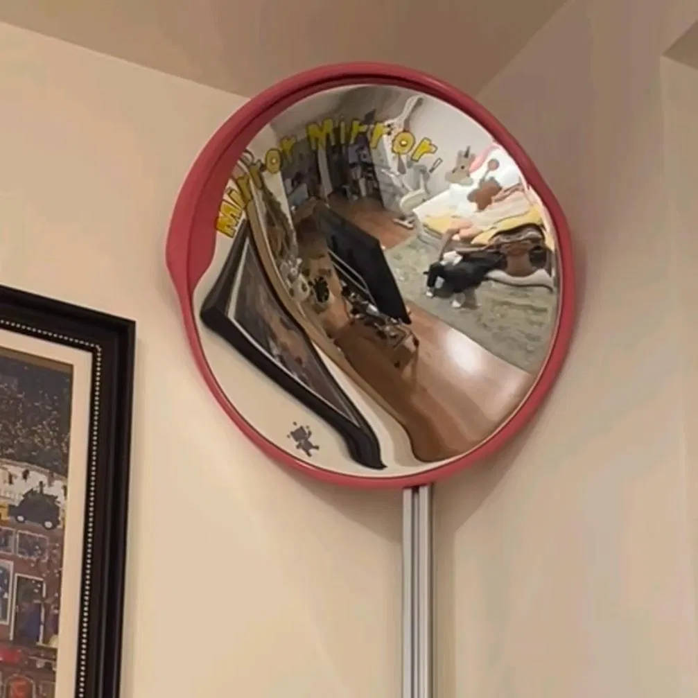 Custom Size Curved Mirror Flexible Design for Security Home Gym Commercial Spaces