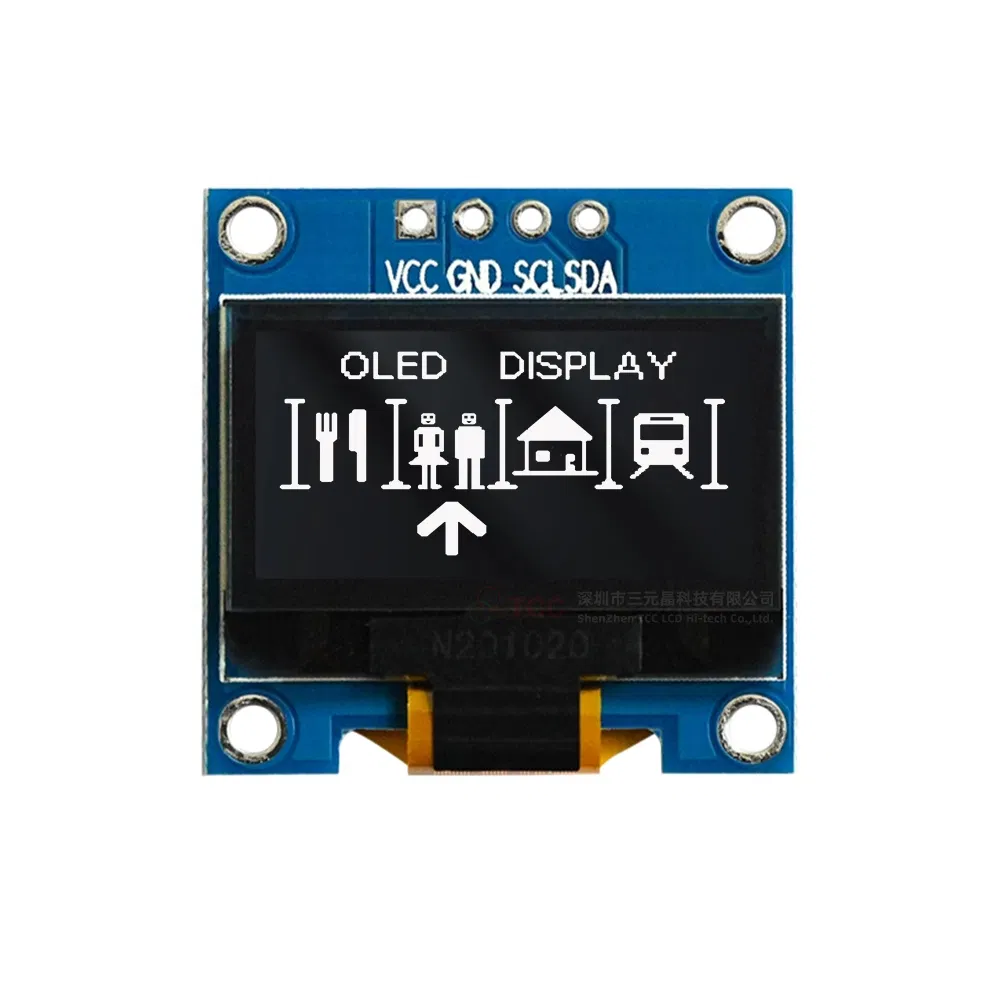 0.96 Inch White OLED Display SSD1315 Driver 4 Pin 128X64 LCD Module